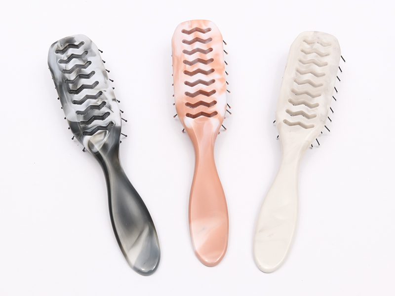 Plastic Naturalis Vented Paddle Hair Peniculus pro crassis Hair