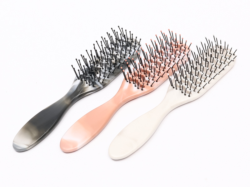 Plastic Naturalis Vented Paddle Hair Peniculus pro crassis Hair