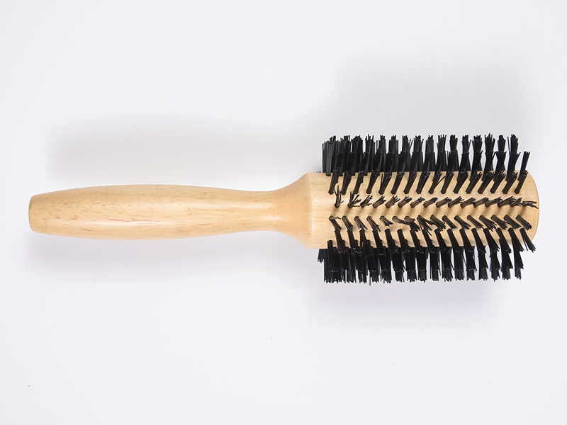 Round Wooden Bamboo Styling Hair Brush