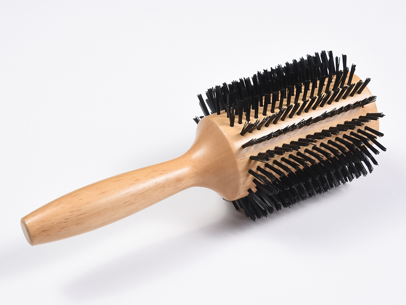 Round Wooden Bamboo Styling Hair Brush