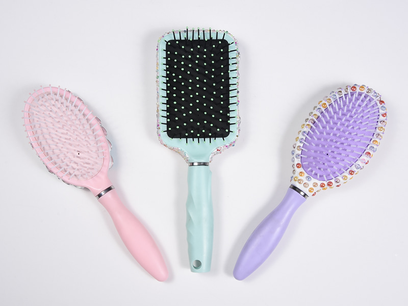 Jewelry Bling Oval Detangling Hair Brush