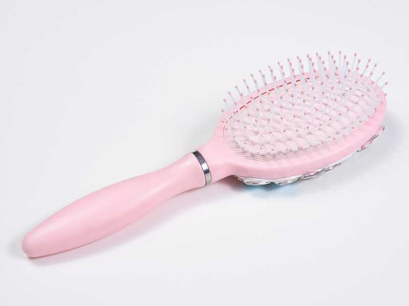 Jewelry Bling Oval Detangling Hair Brush
