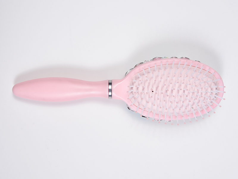 Jewelry Bling Oval Detangling Hair Brush