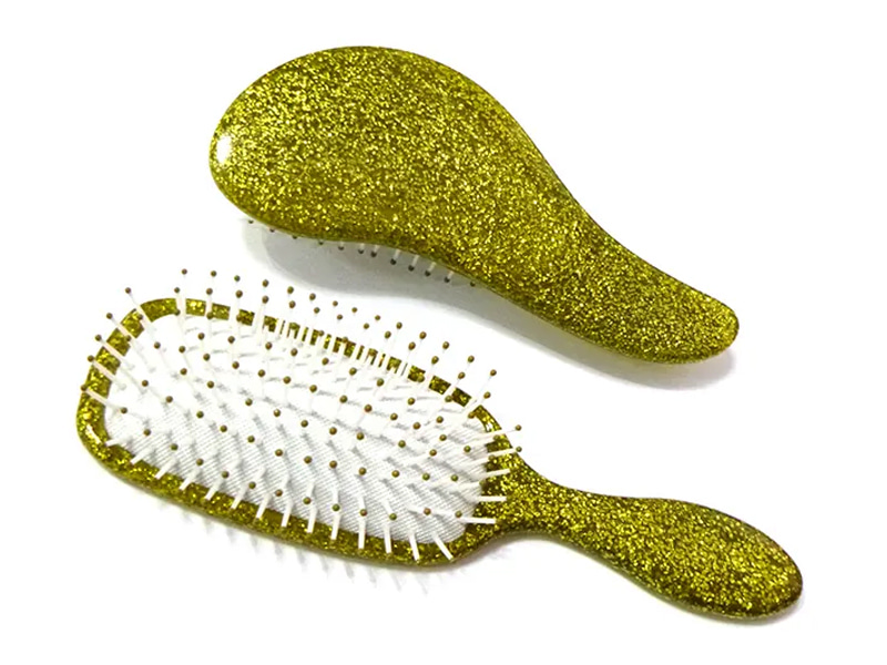 Comendi Glitter Cushion Hair Brush