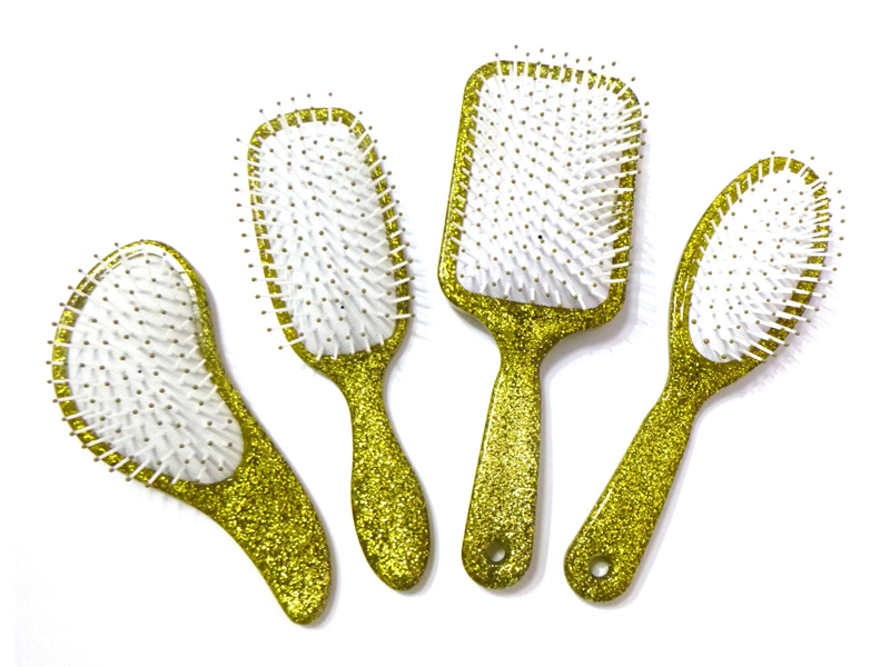 Comendi Glitter Cushion Hair Brush