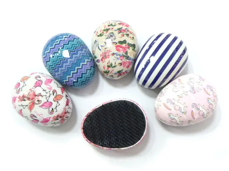 Mini Detangling Ovum figura circa Hair Peniculus