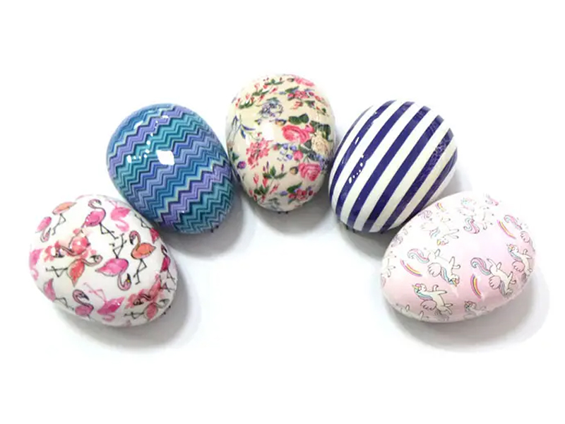 Kids Transparent Lavender Colored Detangler Egg Small Hair Peniculus