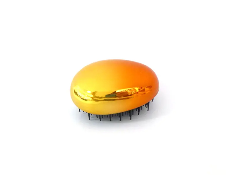Ovum Shaped Electroplated Mini Detangling Hair Peniculus