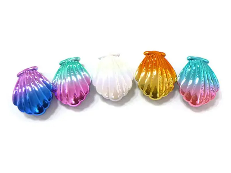 Testa Shaped Electroplated Mini Detangling Kids Hair Peniculus