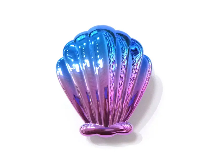 Testa Shaped Electroplated Mini Detangling Kids Hair Peniculus