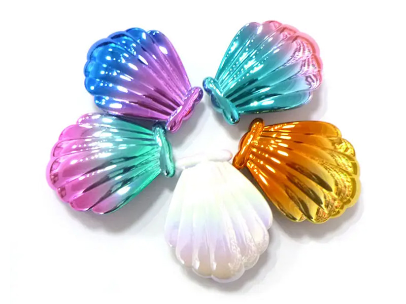 Testa Shaped Electroplated Mini Detangling Kids Hair Peniculus