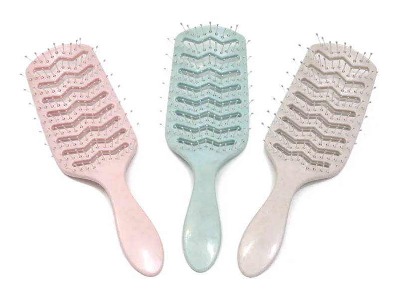 Pink Plastic Portable Abs Eco-amica IMPERVIUS Detangling Hair Peniculus