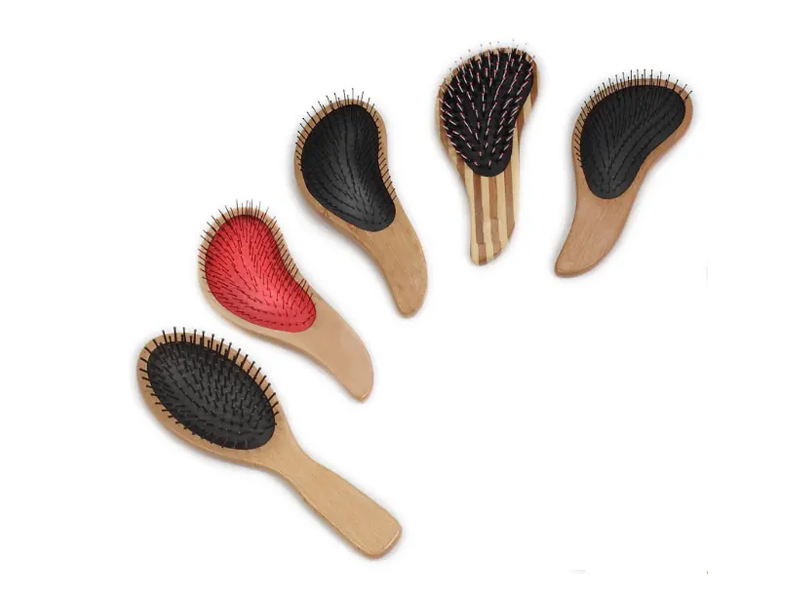 Cushion ligneus acus Hair Brush