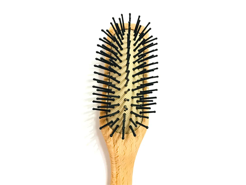 Natural Cushion Wooden Hair Brush