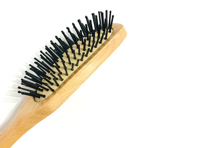 Natural Cushion Wooden Hair Brush